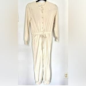 Amazon essential beige jumpsuit NWOT